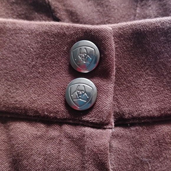 Ariat riding pants Brown size 28r - Picture 5 of 8